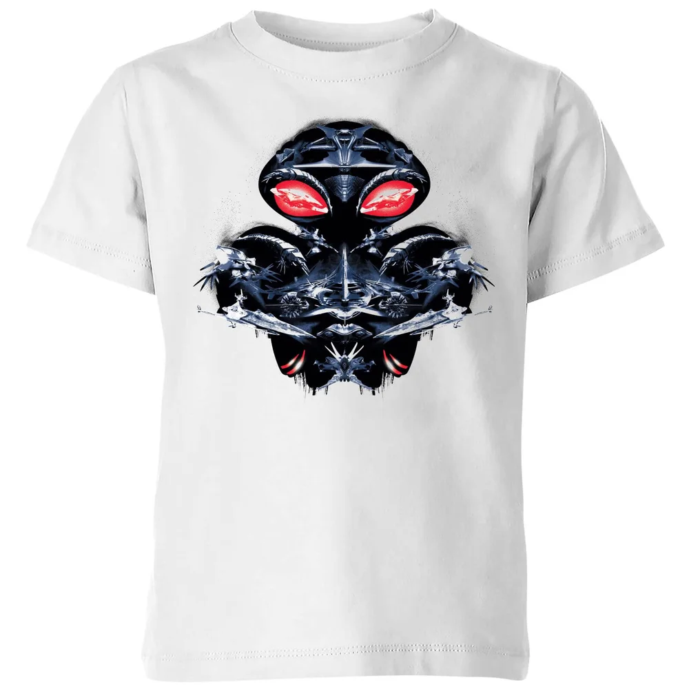 Aquaman Black Manta Sea At War Kids' T-Shirt - White - 11-12 Years Image 1