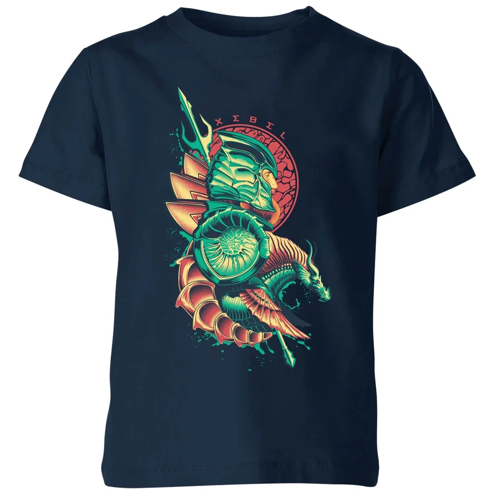 Aquaman Xebel Kids' T-Shirt - Navy - 3-4 Years Image 1