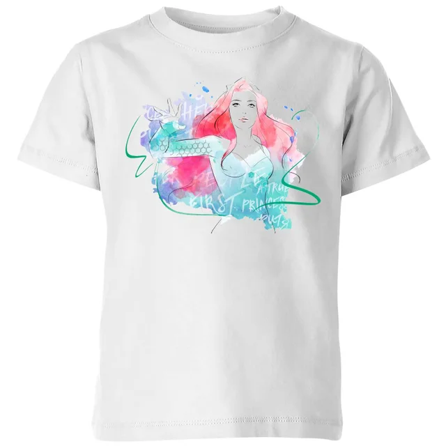 Aquaman Mera First Princess Kids' T-Shirt - White