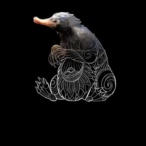 Fantastic Beasts Tribal Niffler Hoodie - Black