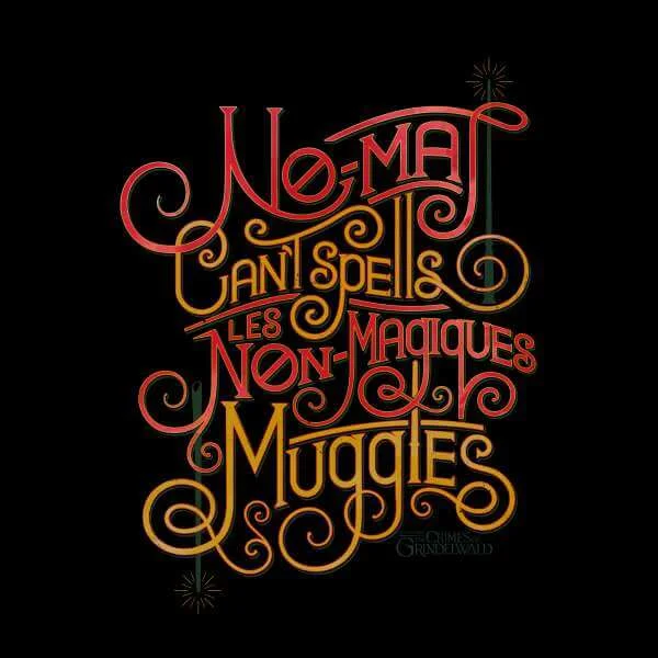 Fantastic Beasts No-Maj Hoodie - Black