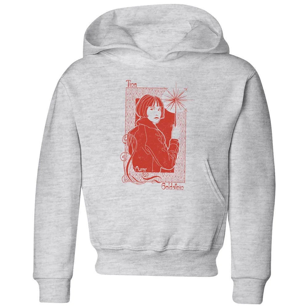 Fantastic Beasts Tina Goldstein Kids' Hoodie - Grey - 3-4 Years Image 1