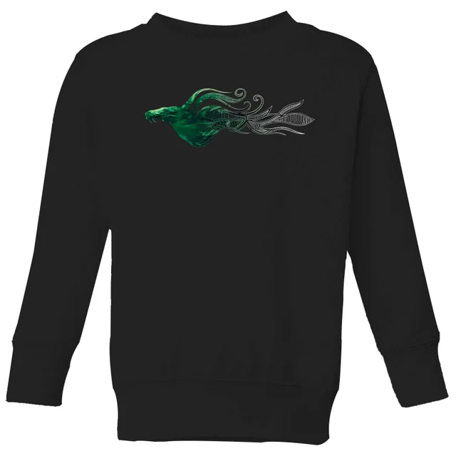 Fantastic Beasts Tribal Kelpie Kids' Sweatshirt - Black