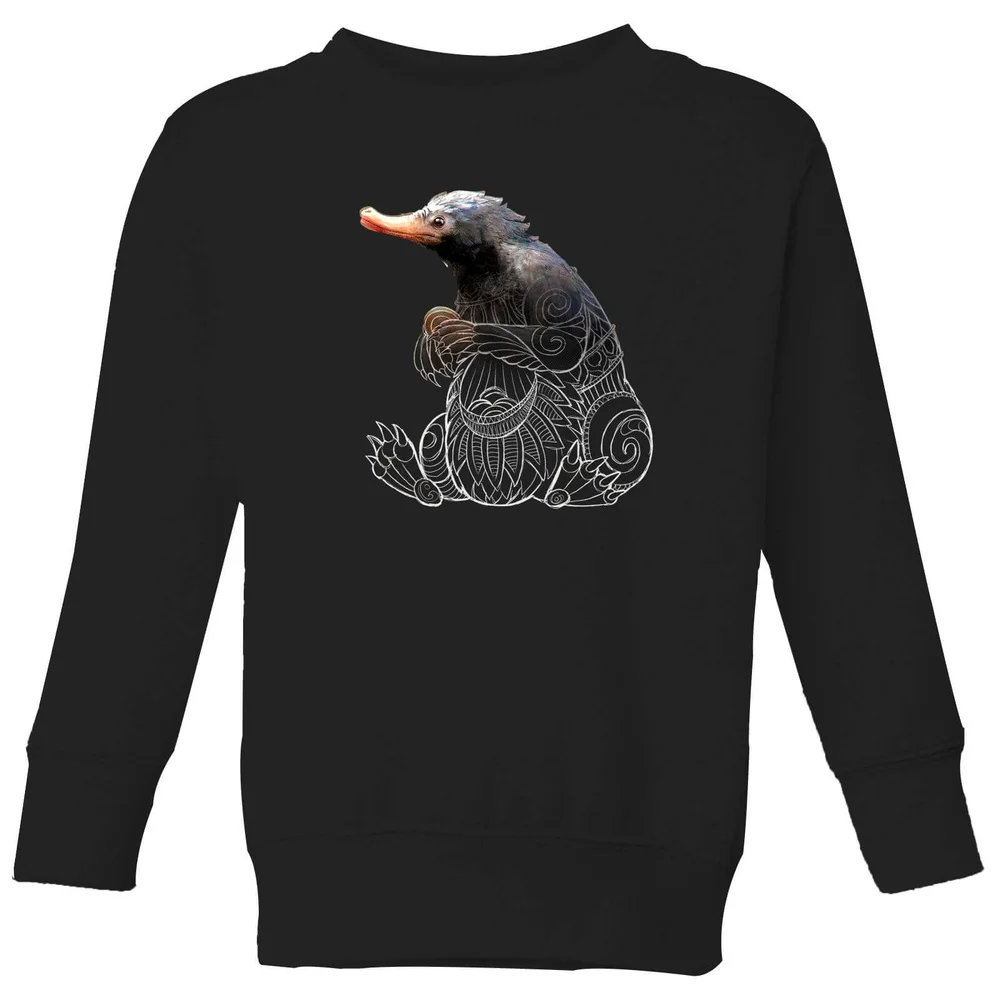 Fantastic Beasts Tribal Niffler Kids' Sweatshirt - Black - 3-4 Years Image 1