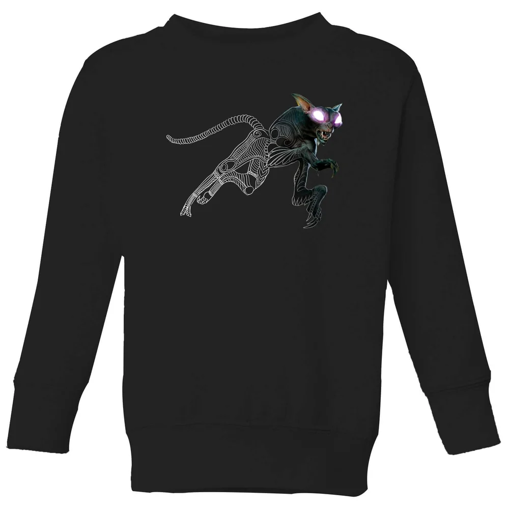 Fantastic Beasts Tribal Matagot Kids' Sweatshirt - Black - 3-4 Years Image 1