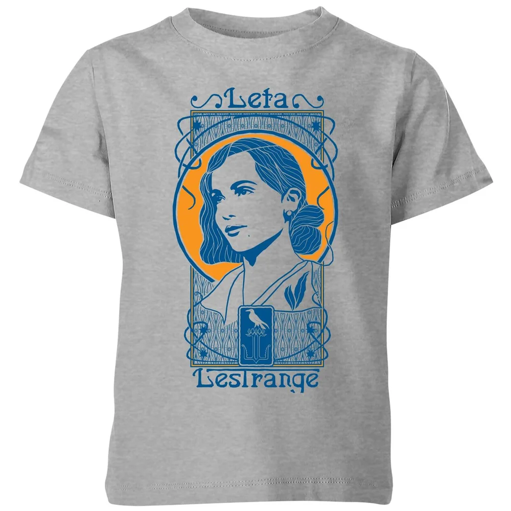 Fantastic Beasts Leta Lestrange Kids' T-Shirt - Grey - 3-4 Years Image 1