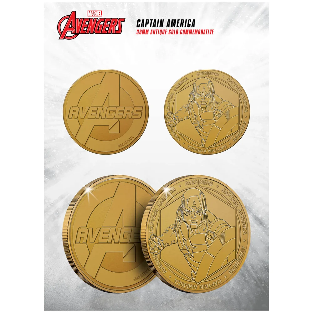 Marvel Captain America Collectable Evergreen Commemorative Coin Image 1