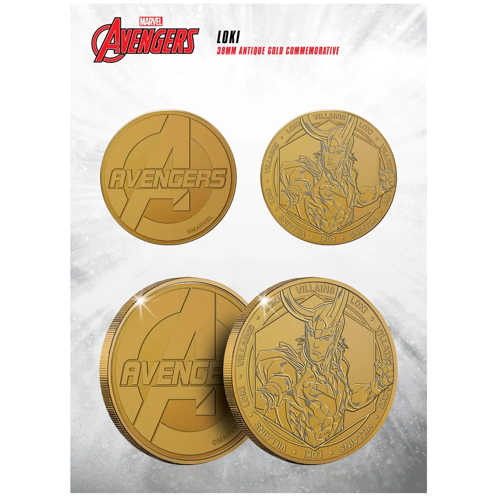 Marvel Loki Collectable Evergreen Commemorative Coin Image 1