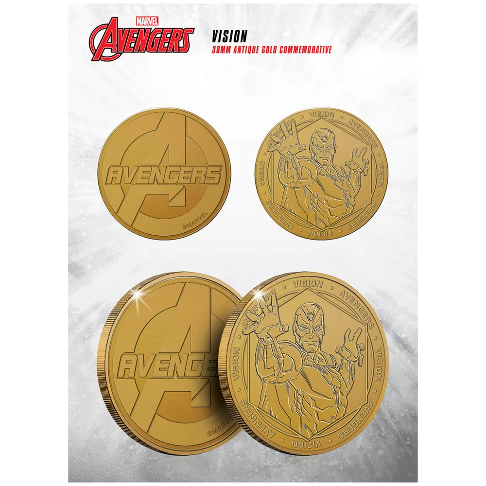 Marvel Vision Collectable Evergreen Commemorative Coin Image 1