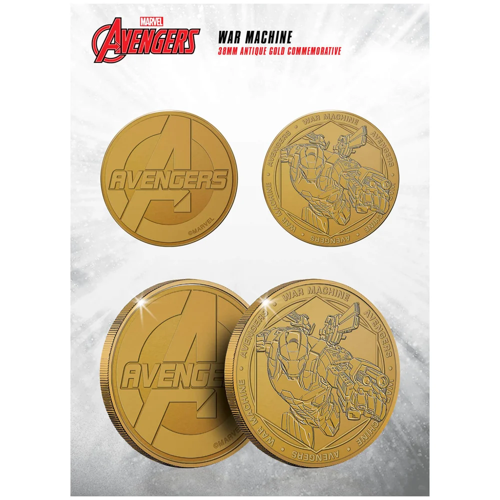 Marvel War Machine Collectable Evergreen Commemorative Coin Image 1