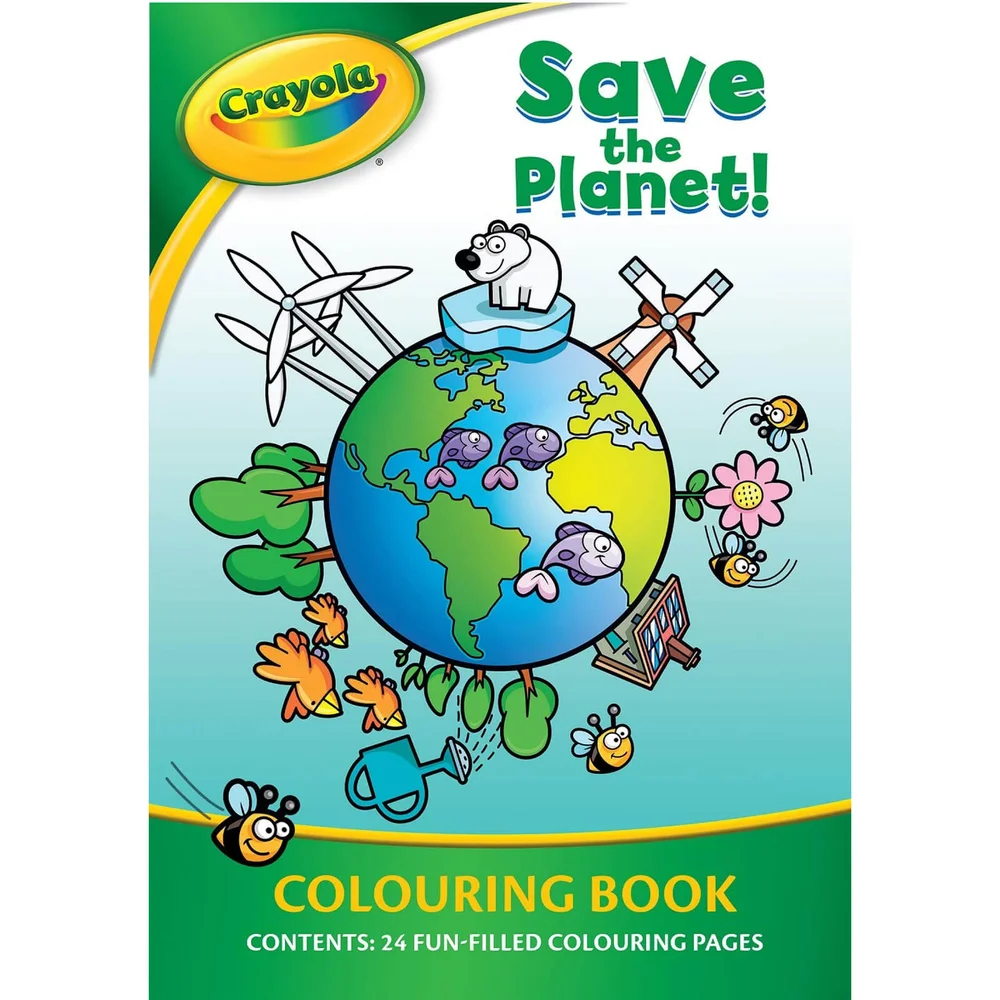 Crayola Save The Planet Colouring Book Image 1