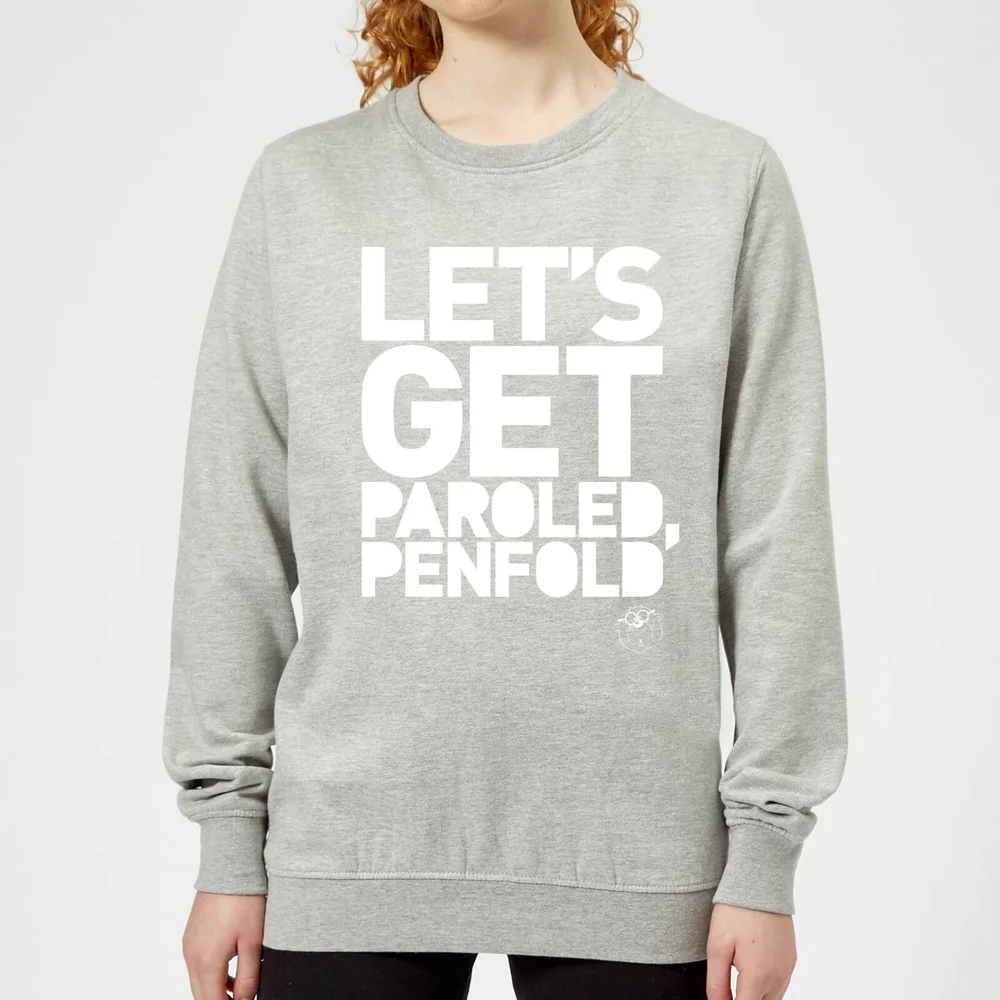 Danger Mouse Let's Get Paroled Penfold Women's Sweatshirt - Grey - 3XL - Grey Image 1