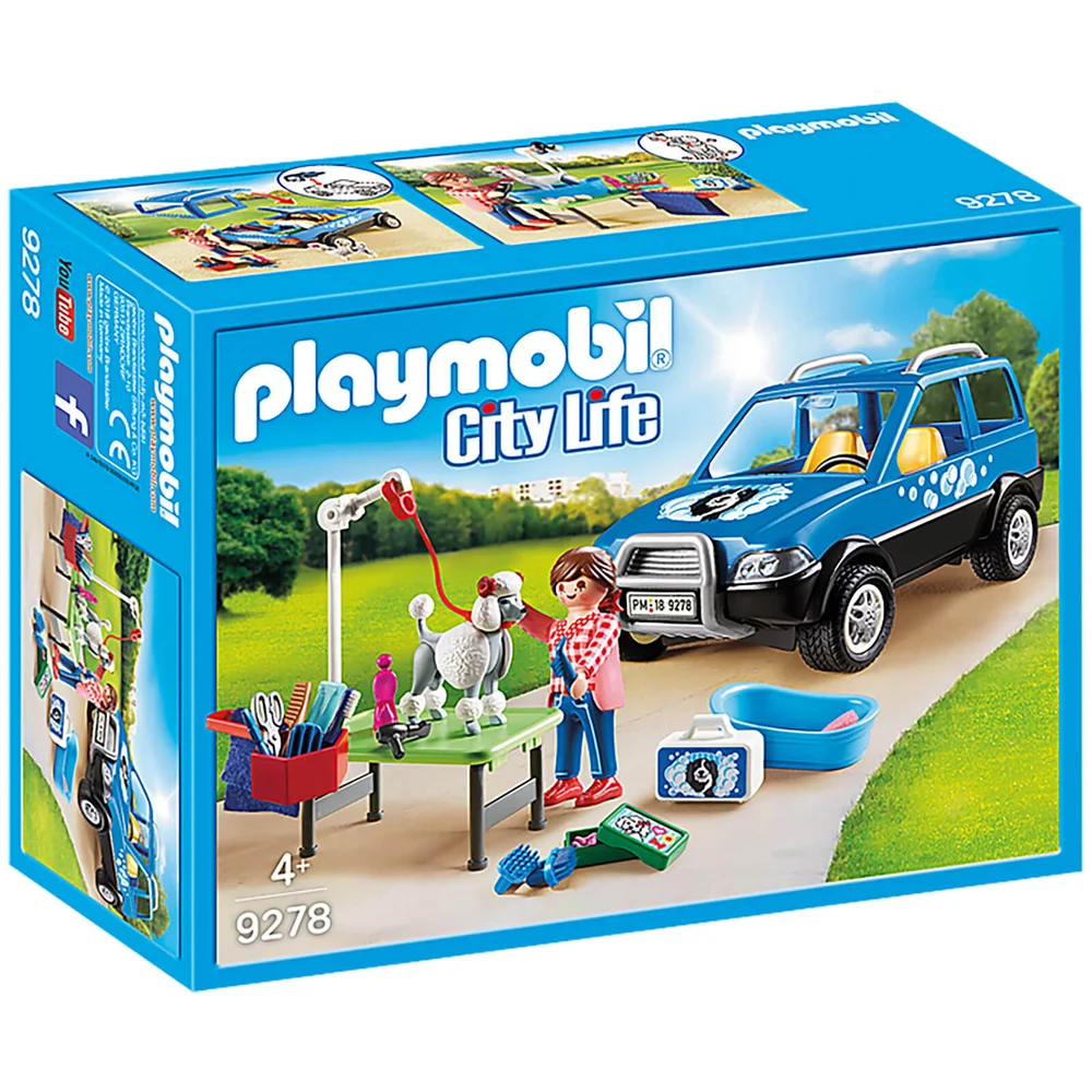 Playmobil City Life Mobile Pet Groomer with Removeable Roof (9278) Image 1