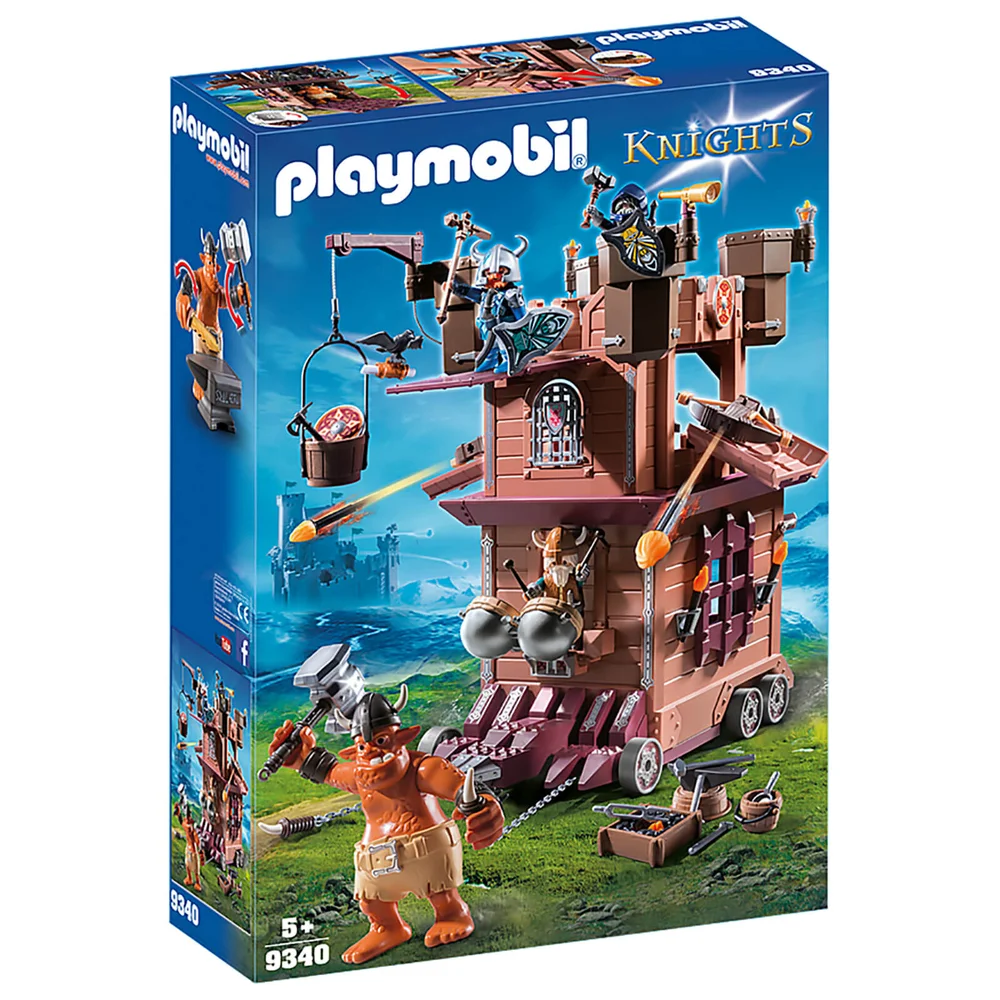 Playmobil Knights Mobile Dwarf Fortress with Shot Ballista (9340) Image 1