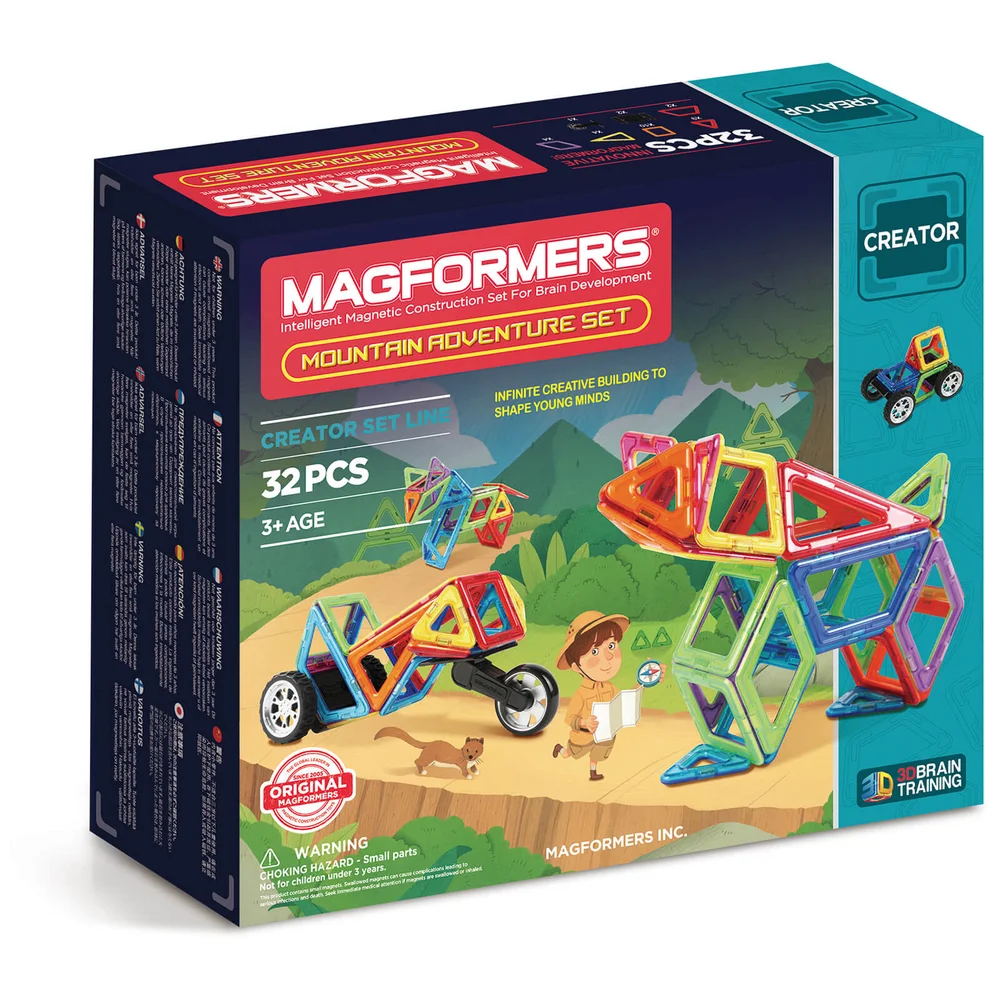 Magformers Mountain Adventure Set - 32 Pieces Image 1