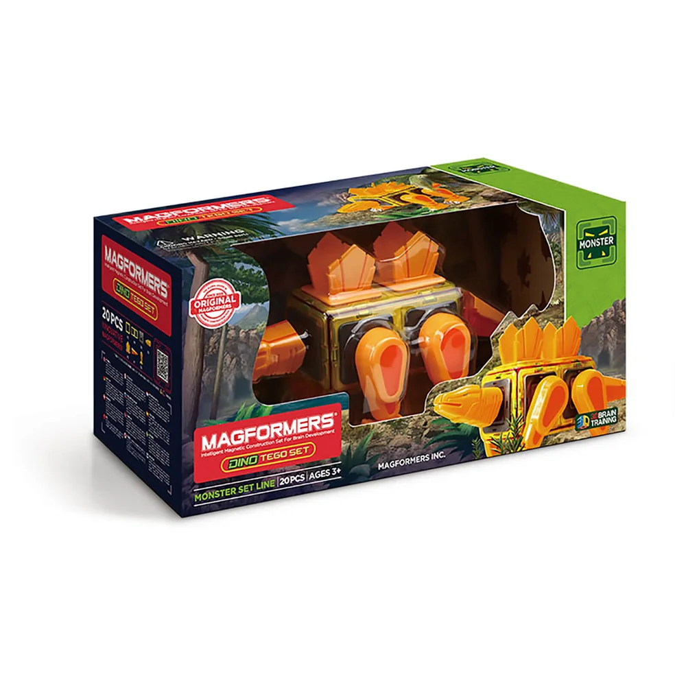 Magformers Dino Tego Set - 20 Pieces Image 1