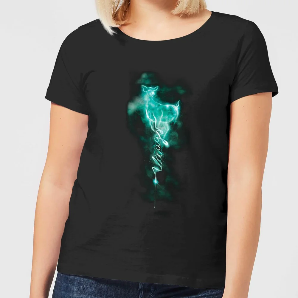 Harry Potter Doe Always Patronus Women's T-Shirt - Black - S Image 1