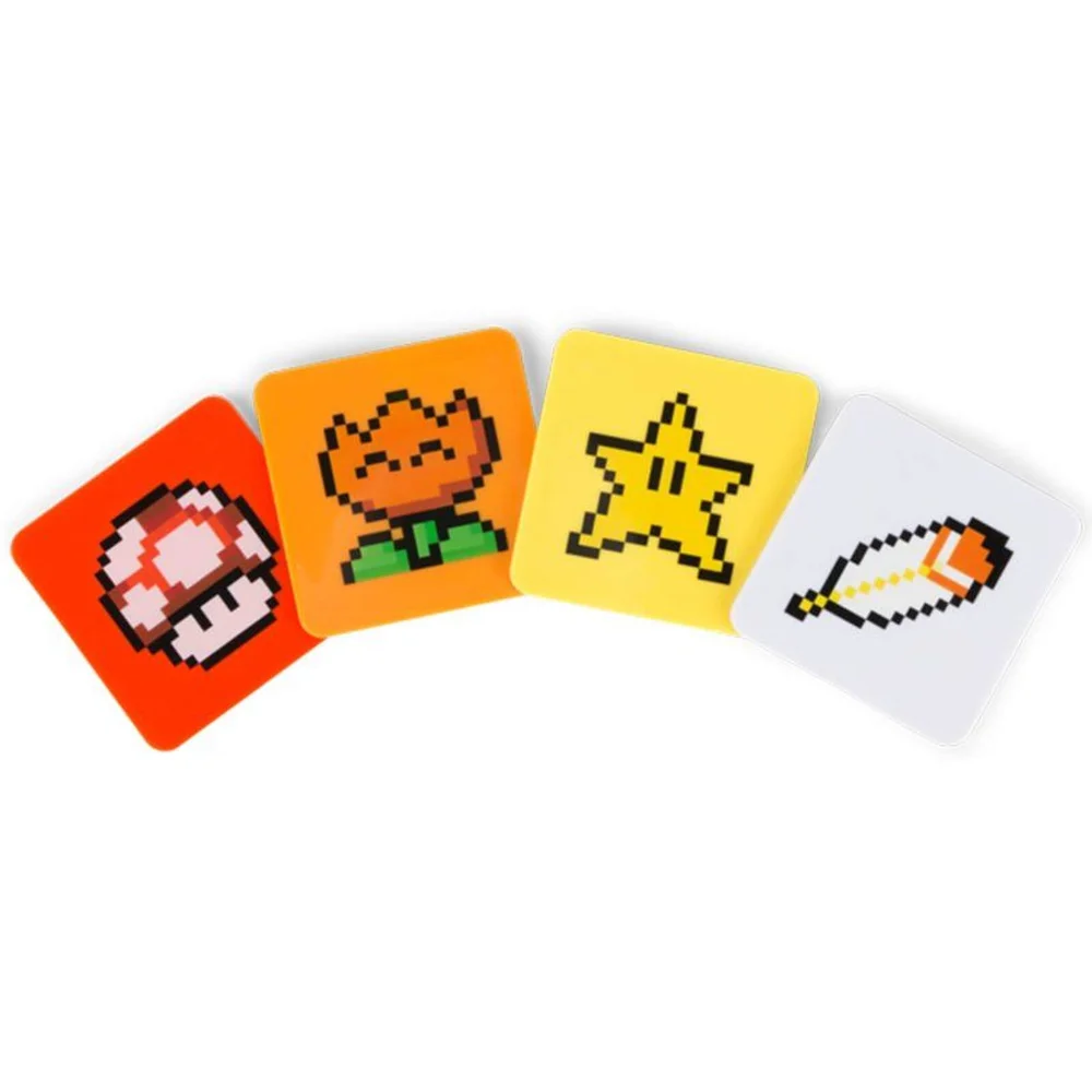 Super Mario Power Up Coasters Image 1