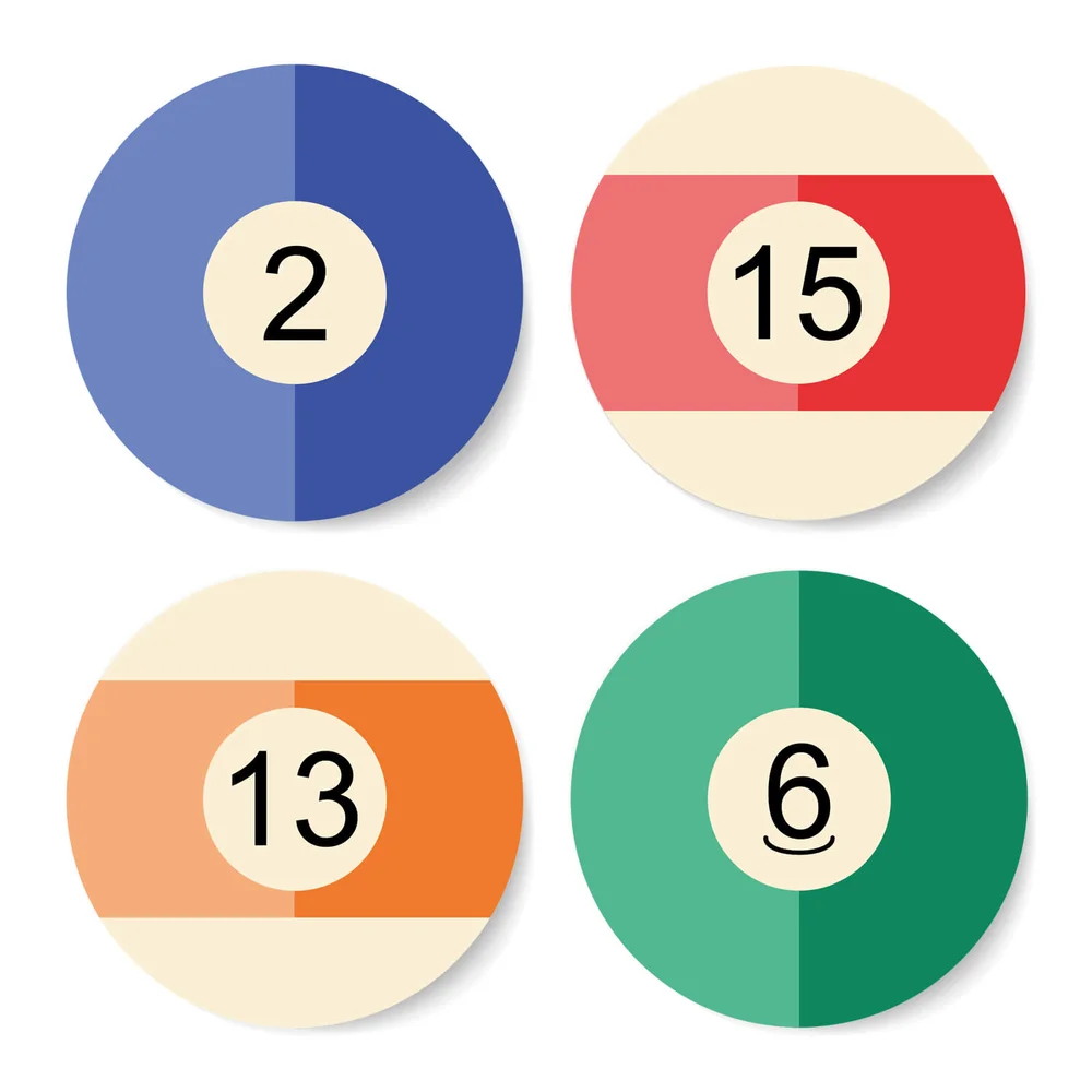 Pool Ball Coaster Set Image 1