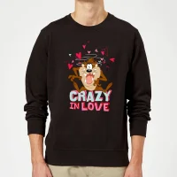 Looney Tunes Crazy In Love Taz Sweatshirt - Black - undefined undefined