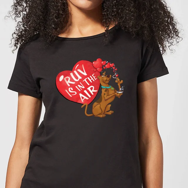 Scooby Doo Ruv Is In The Air Women's T-Shirt - Black