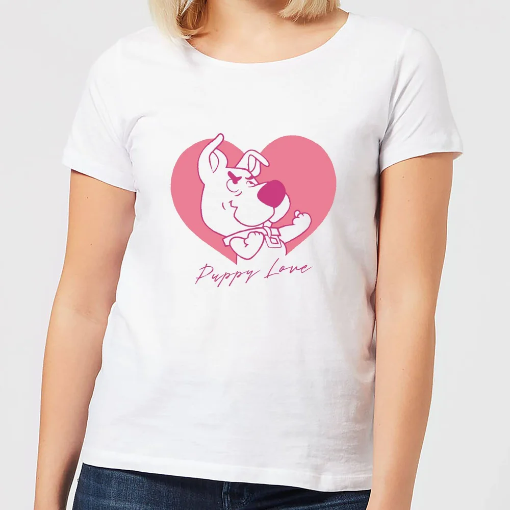 Scooby Doo Puppy Love Women's T-Shirt - White - S Image 1