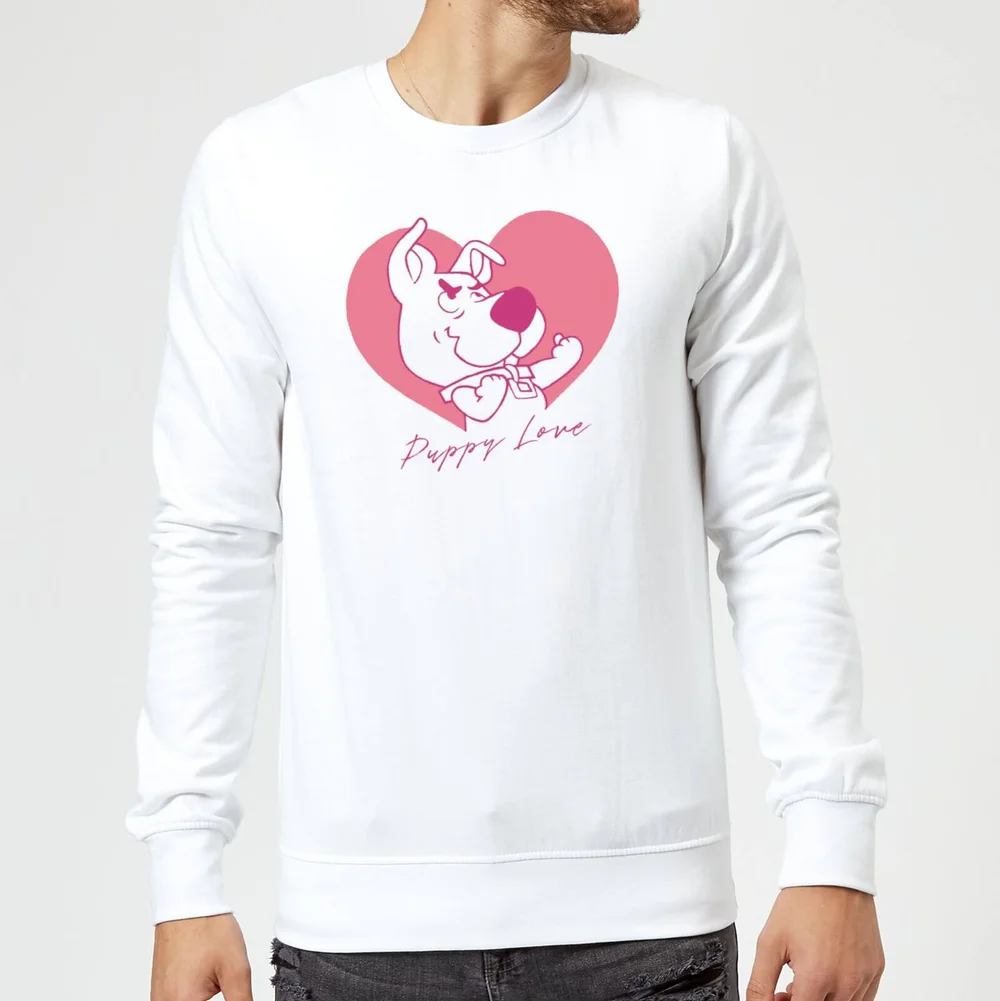 Scooby Doo Puppy Love Sweatshirt - White - S Image 1