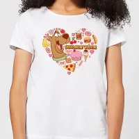 Scooby Doo Snacks Are My Valentine Women's T-Shirt - White - undefined undefined