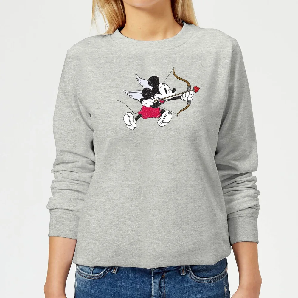 Disney Mickey Cupid Women's Sweatshirt - Grey - 3XL - Grey Image 1