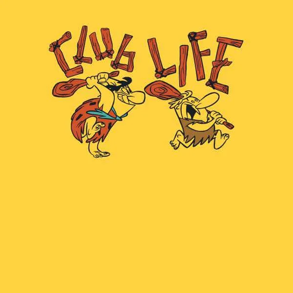 The Flintstones Club Life Men's T-Shirt - Yellow
