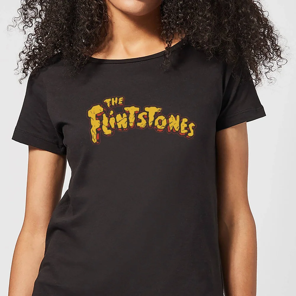 The Flintstones Logo Women's T-Shirt - Black - XS Image 1