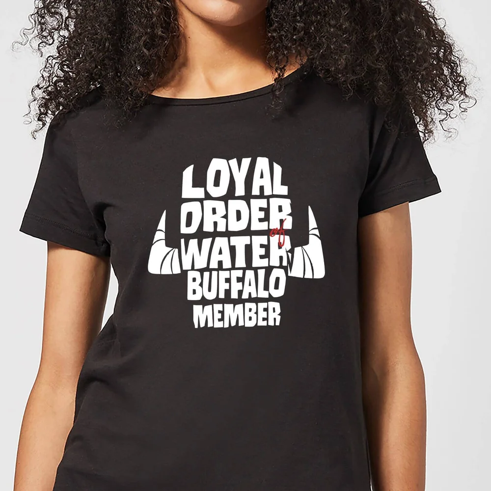 The Flintstones Loyal Order Of Water Buffalo Member Women's T-Shirt - Black - XS Image 1