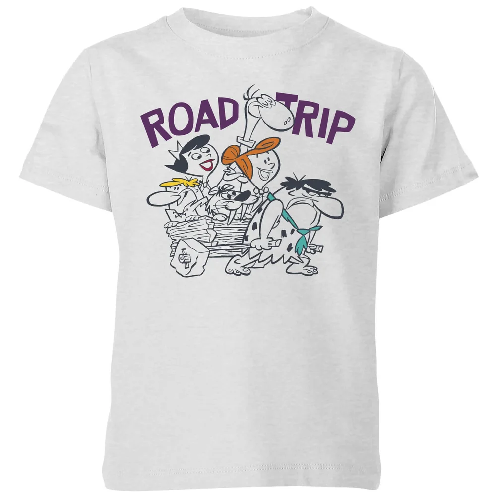The Flintstones Road Trip Kids' T-Shirt - Grey - 3-4 Years Image 1