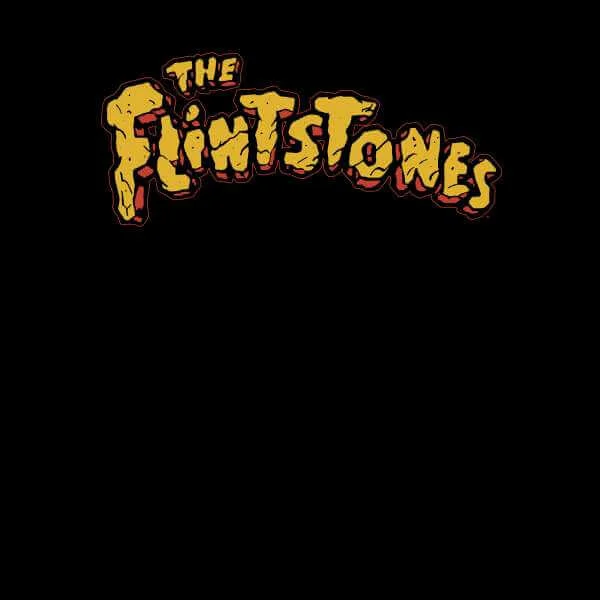 The Flintstones Logo Hoodie - Black