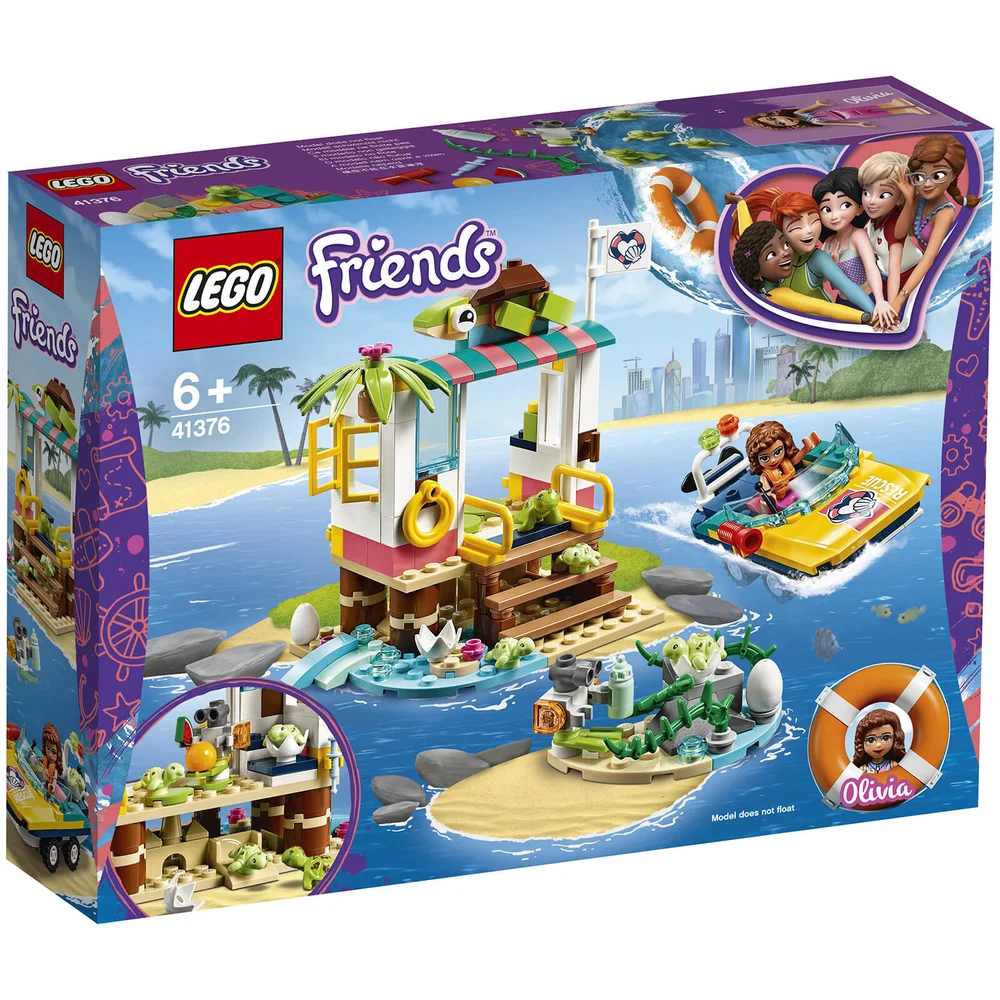LEGO Friends: Turtles Rescue Mission Boat Sea Life Set (41376) Image 1