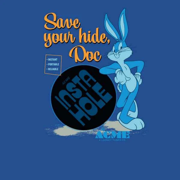 Looney Tunes ACME Insta Hole Men's T-Shirt - Royal Blue