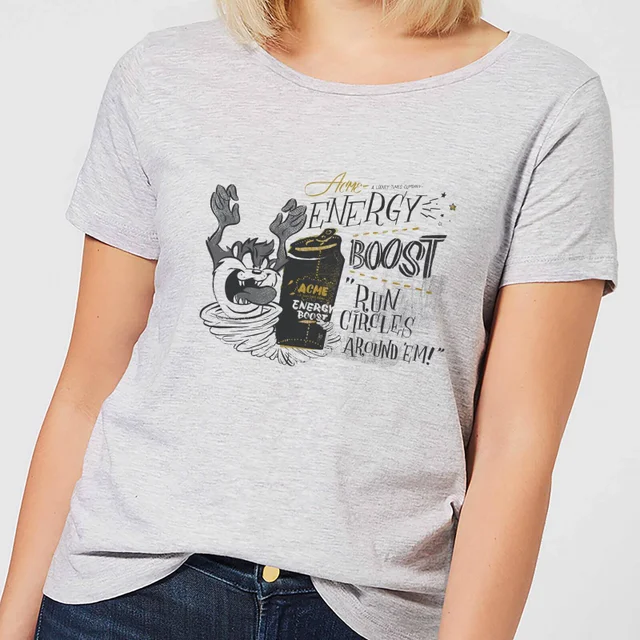 Looney Tunes ACME Energy Boost Women's T-Shirt - Grey