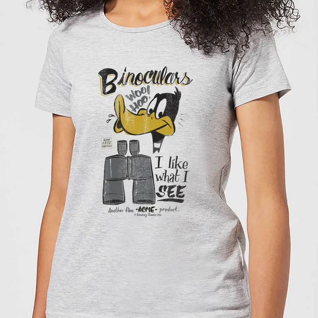Looney Tunes ACME Binoculars Women's T-Shirt - Grey