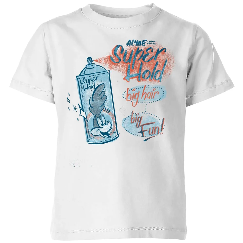 Looney Tunes ACME Super Hold Kids' T-Shirt - White - 3-4 Years Image 1