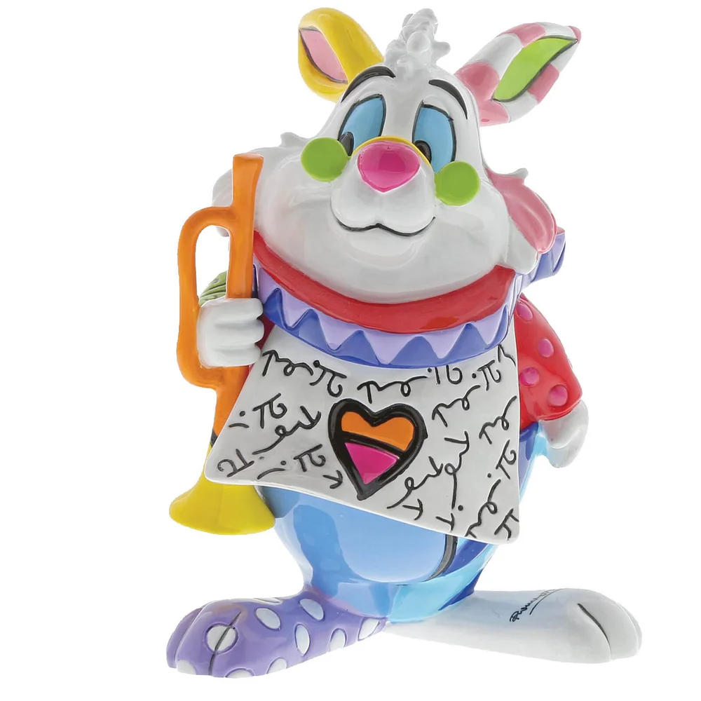 Disney Britto White Rabbit Figurine 7.0cm Image 1