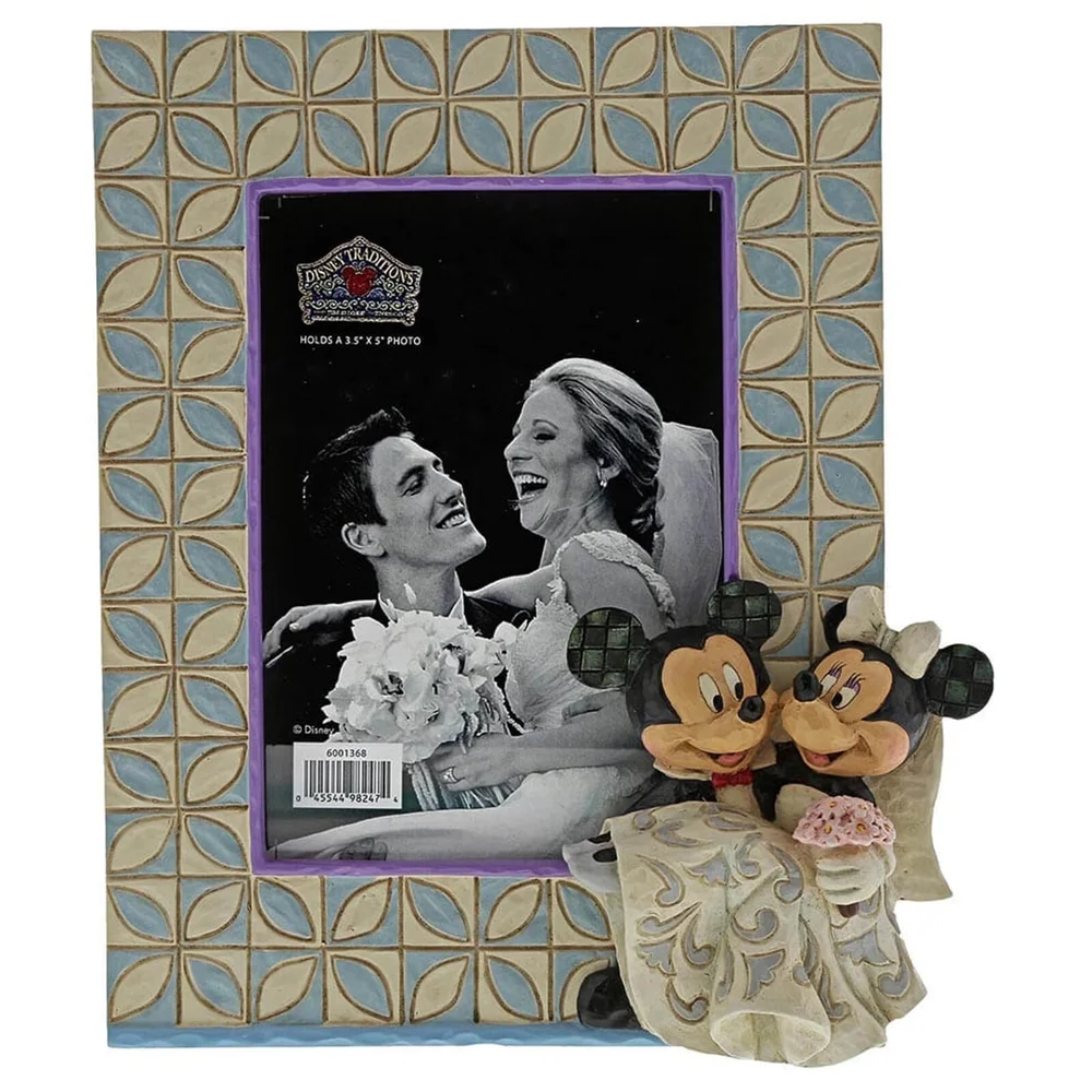 Disney Traditions Mickey and Minnie Wedding Frame 18.0cm Image 1