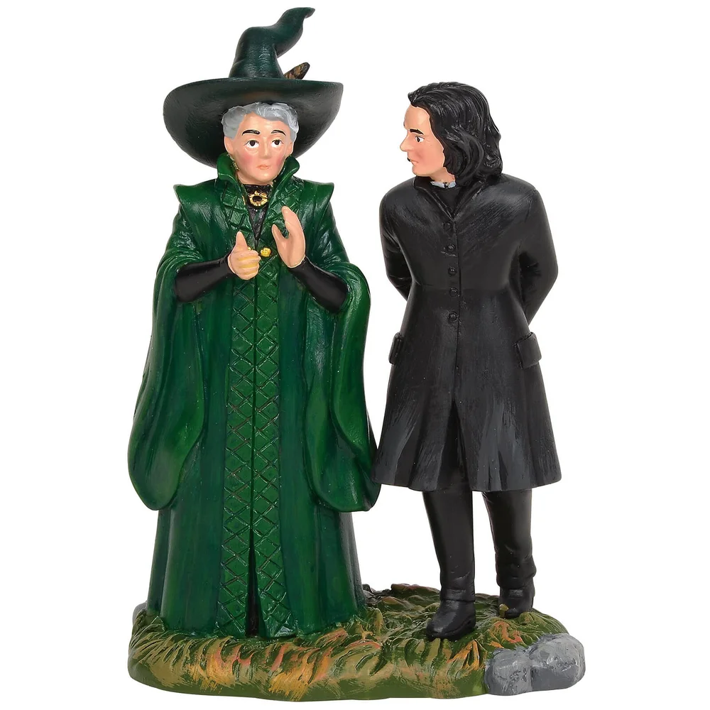 Harry Potter Village Professor Snape and Professor Minerva McGonagal 9.0cm Image 1