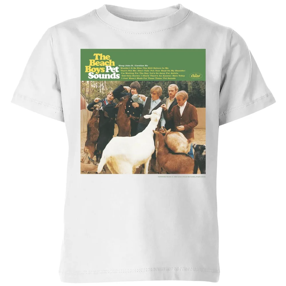 The Beach Boys Pet Sounds Kids' T-Shirt - White - 3-4 Years - White Image 1