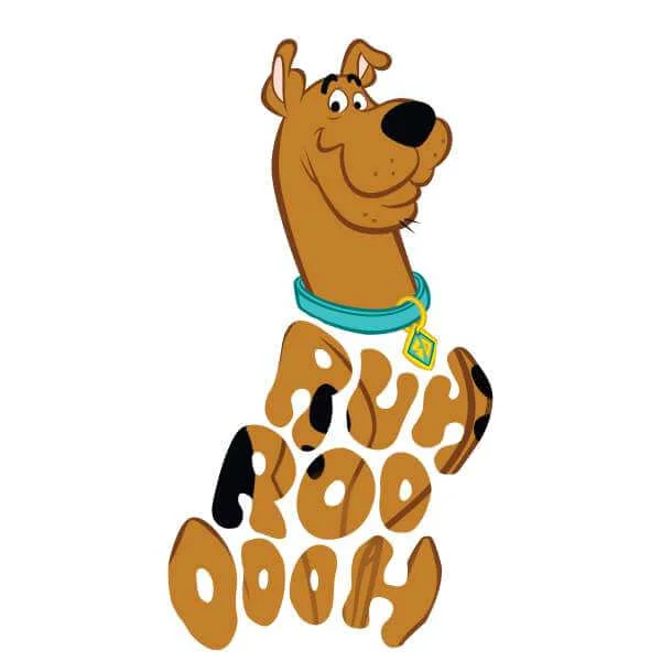 Scooby Doo RUHROOOOOH Sweatshirt - White