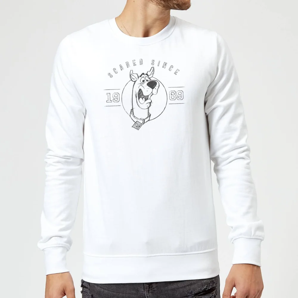 Scooby Doo Scared Since '69 Sweatshirt - White - S Image 1
