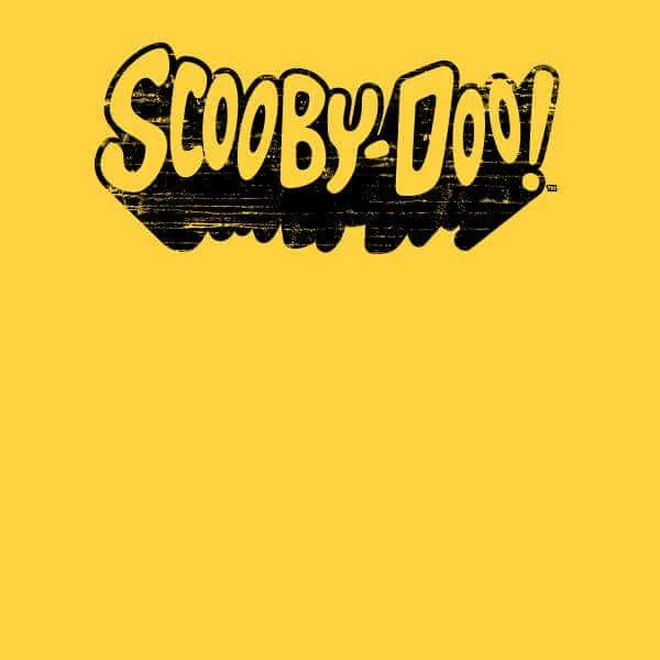 Scooby Doo Retro Mono Logo Men's T-Shirt - Yellow