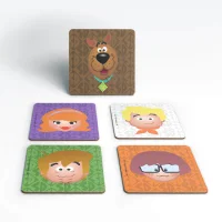 Scooby Doo Emoji Coaster Set - undefined undefined
