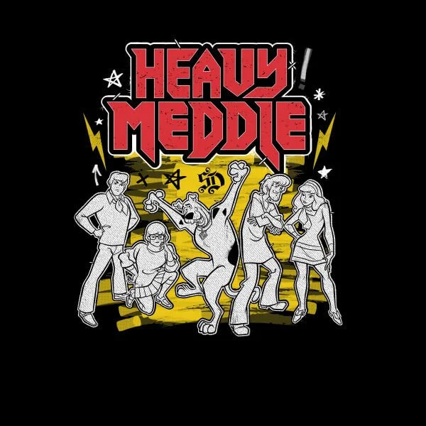 Scooby Doo Heavy Meddle Women's T-Shirt - Black