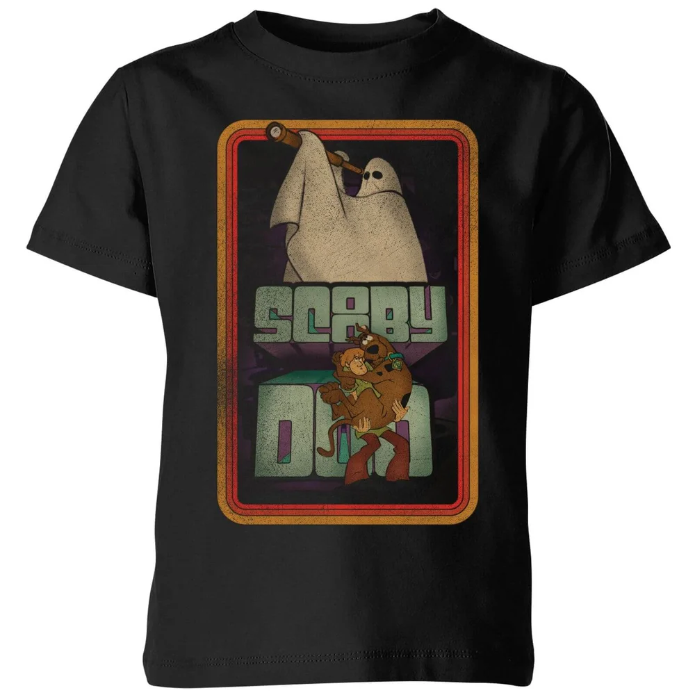 Scooby Doo Retro Ghostie Kids' T-Shirt - Black - 3-4 Years Image 1