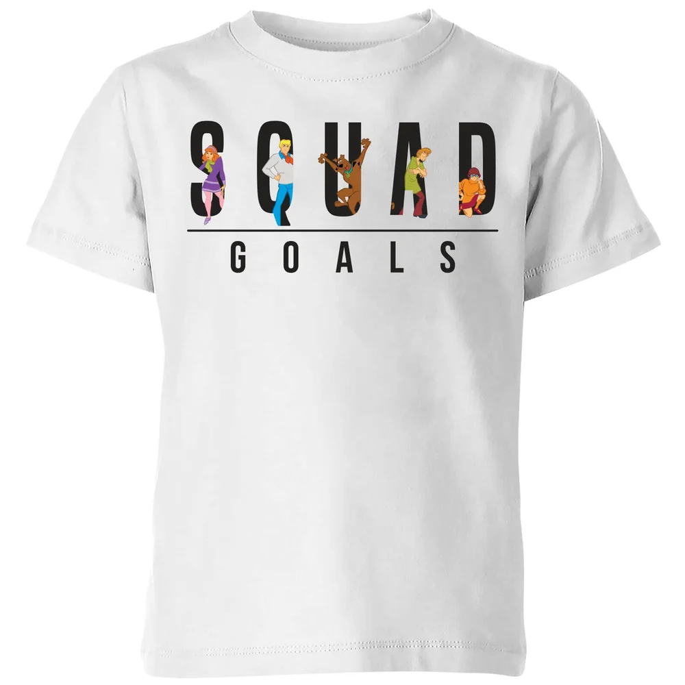 Scooby Doo Squad Goals Kids' T-Shirt - White - 3-4 Years Image 1
